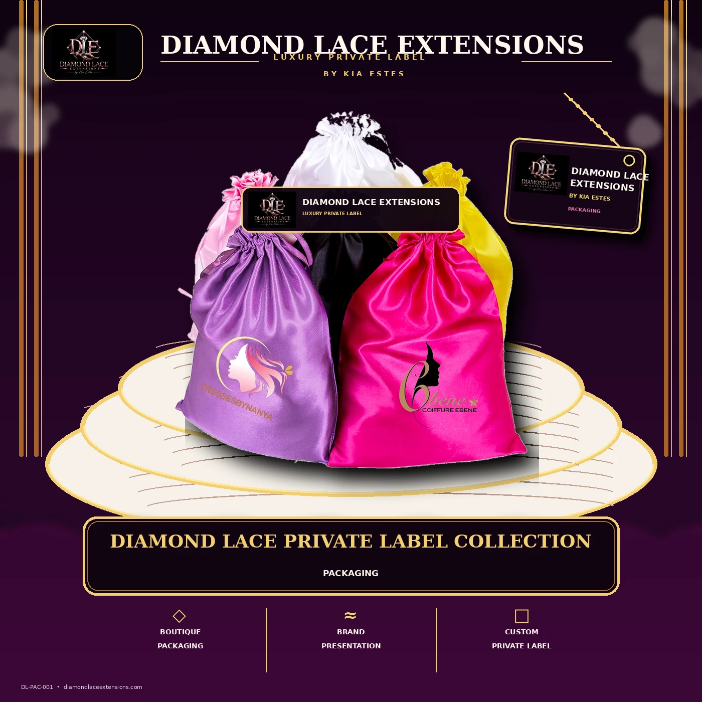 Private Label Packaging Diamond Lace visual 01