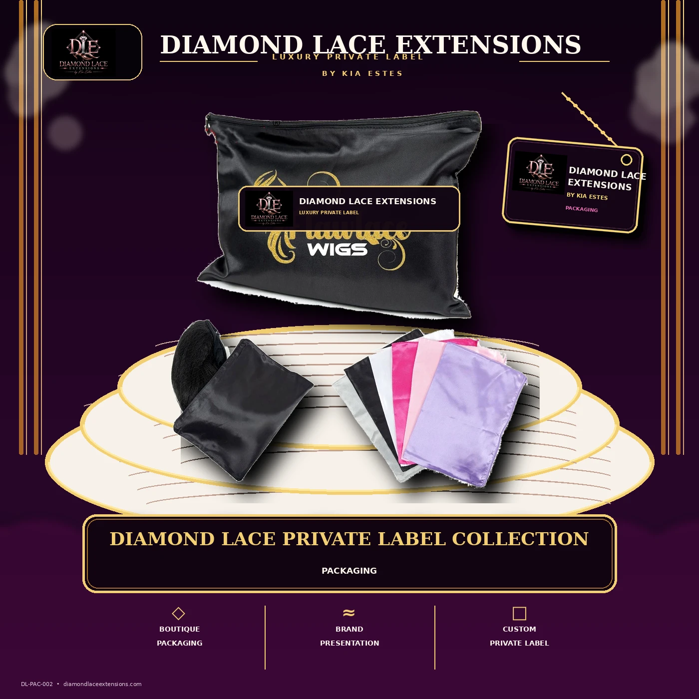 Private Label Packaging Diamond Lace visual 02