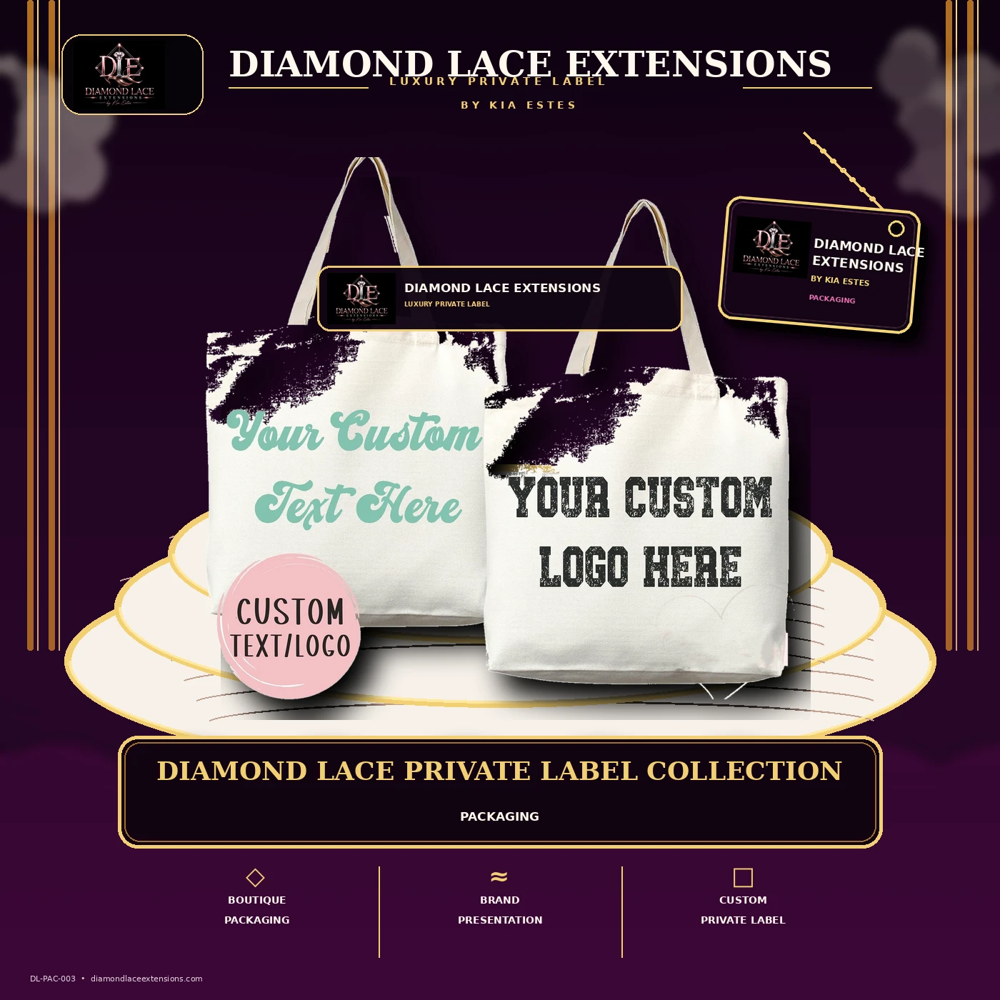 Private Label Packaging Diamond Lace visual 03