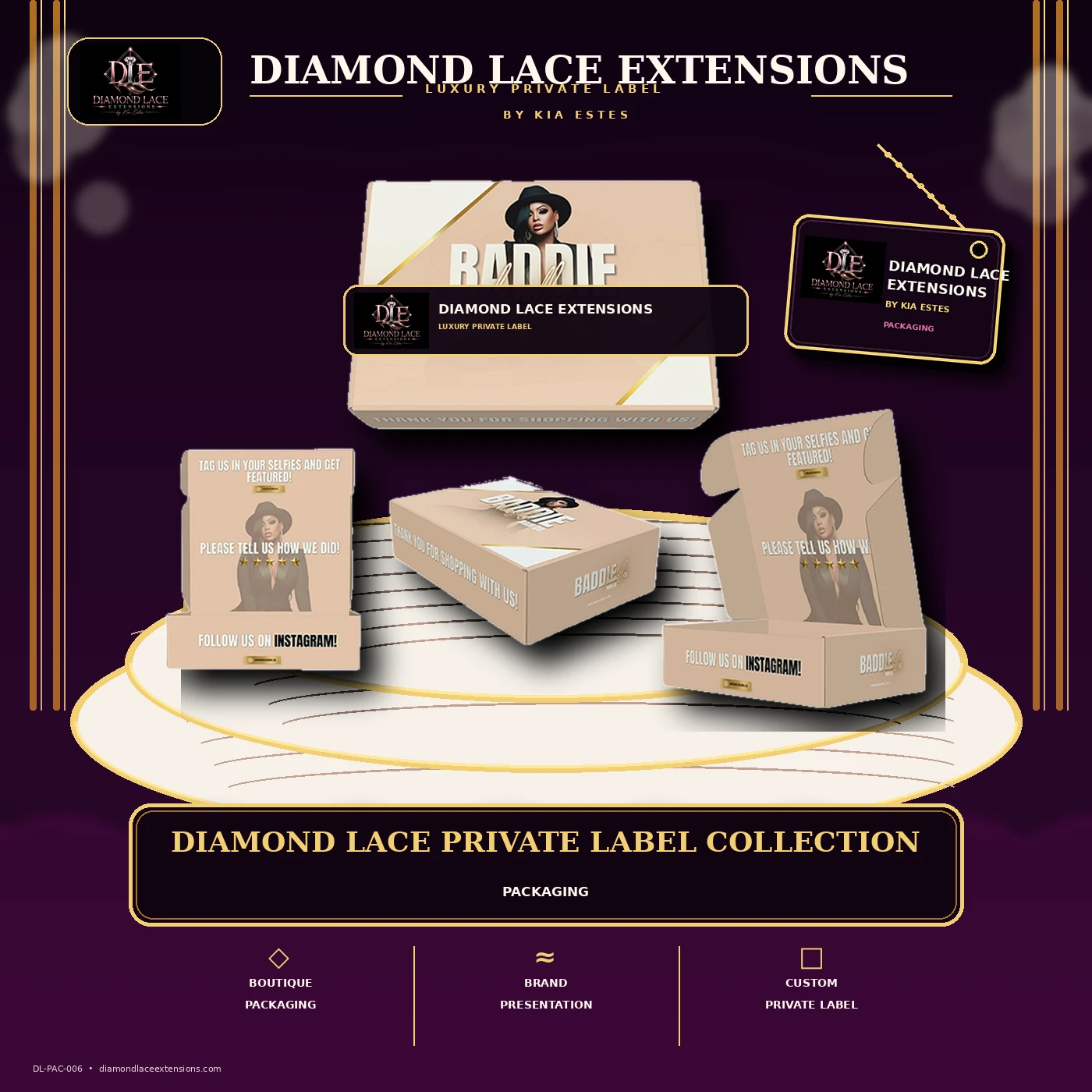 Private Label Packaging Diamond Lace visual 06