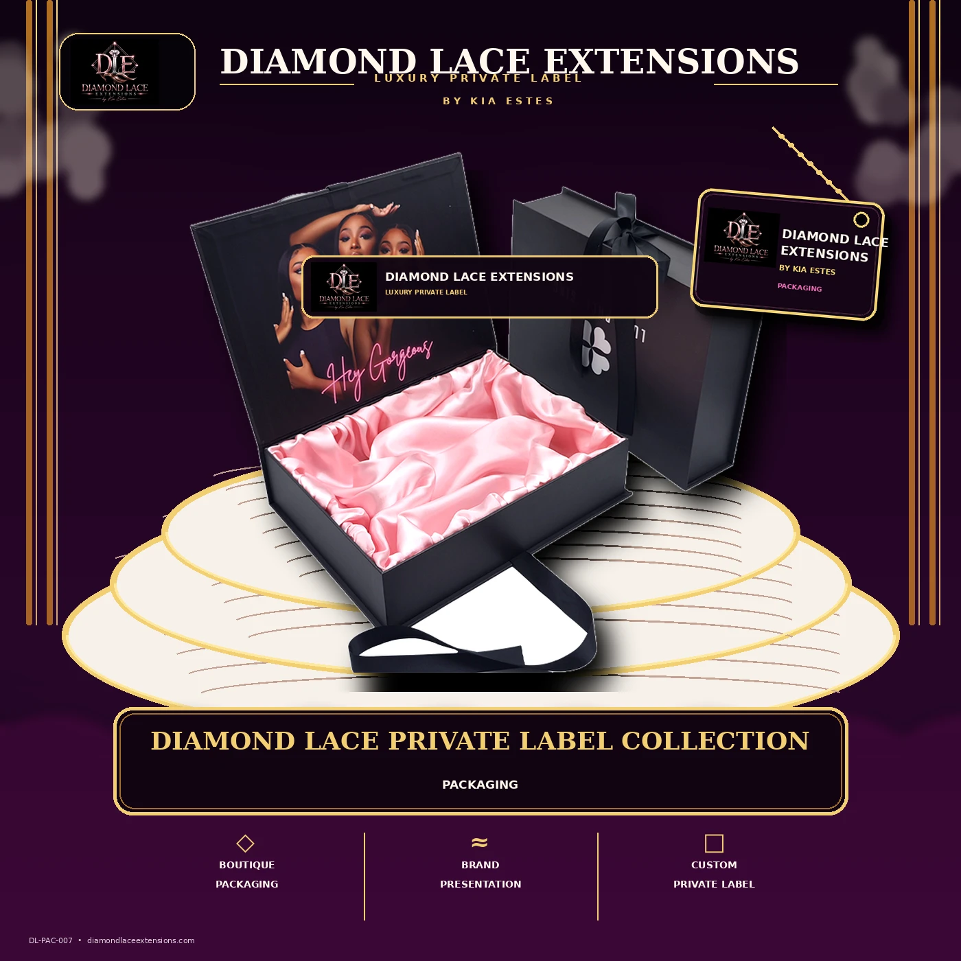 Private Label Packaging Diamond Lace visual 07