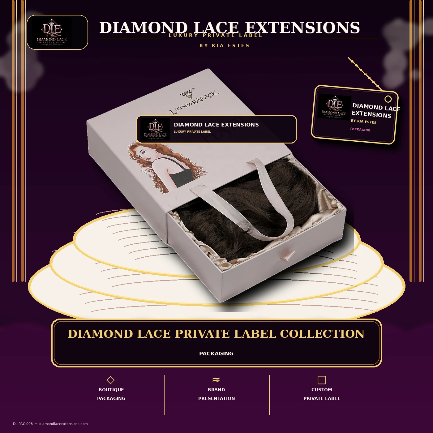 Private Label Packaging Diamond Lace visual 08