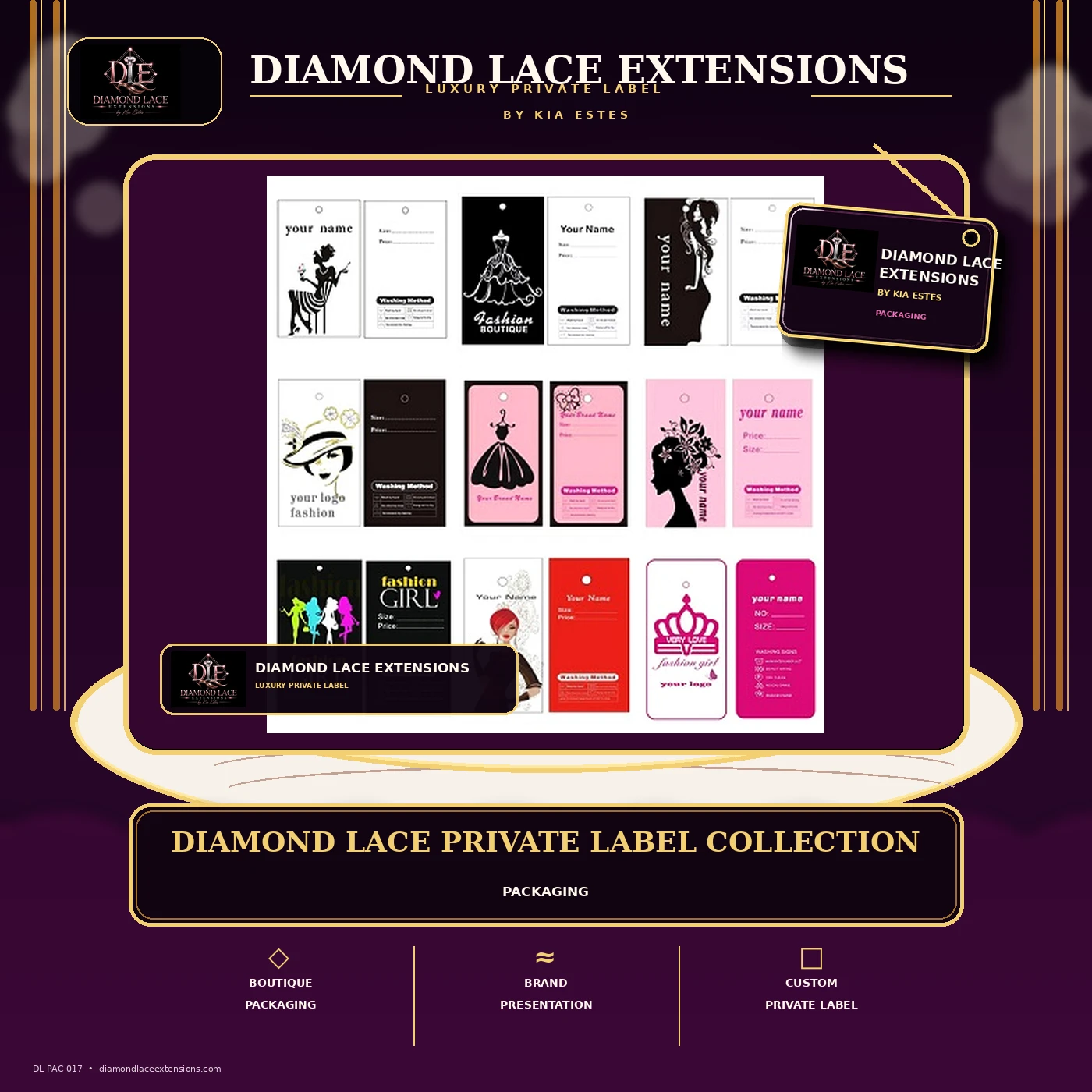 Private Label Packaging Diamond Lace visual 17
