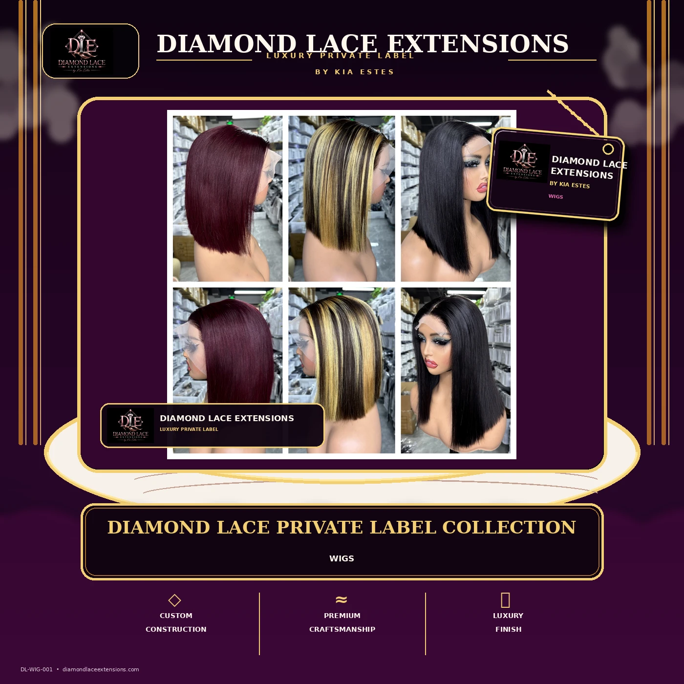 Luxury Wigs Diamond Lace visual 01