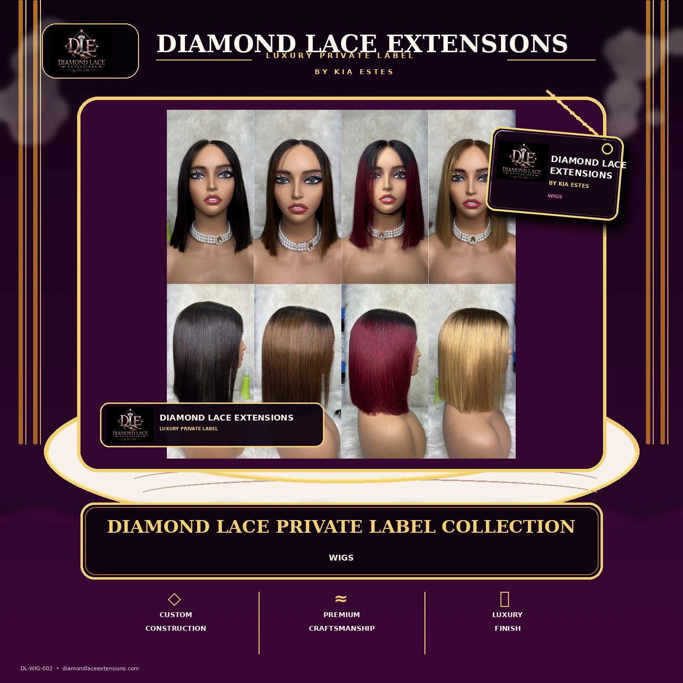 Luxury Wigs Diamond Lace visual 02