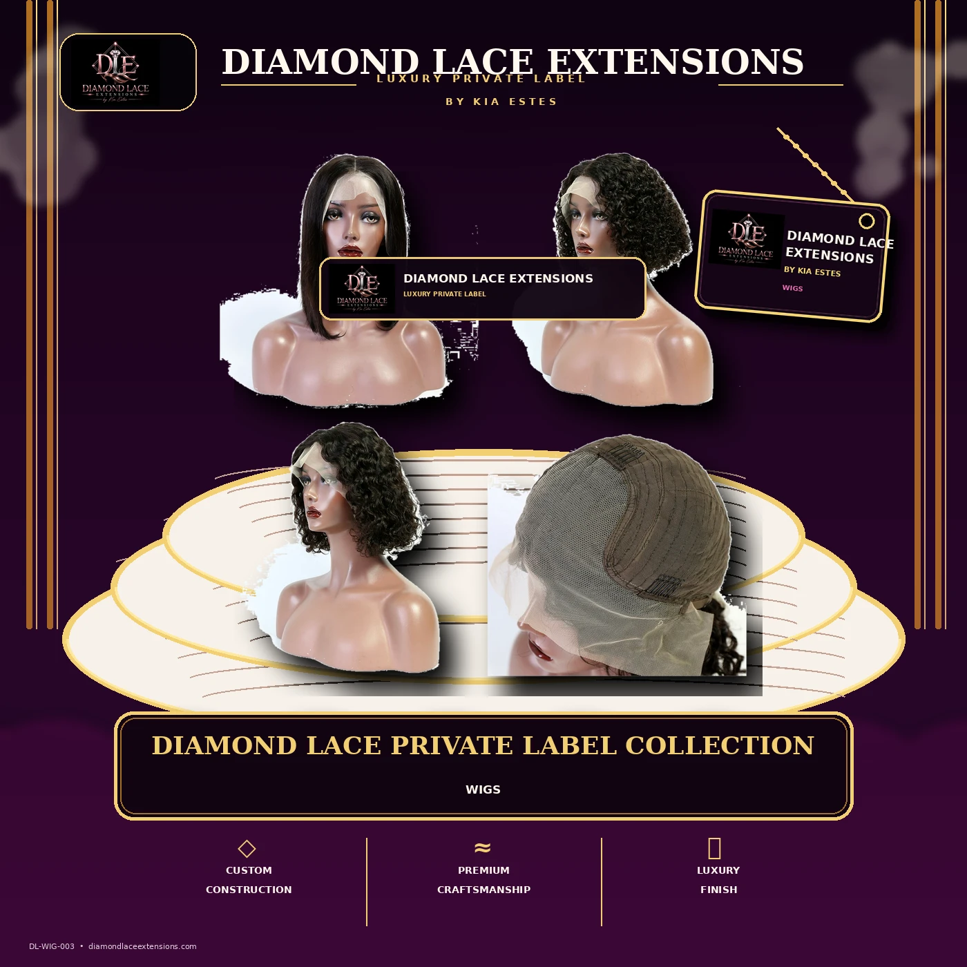 Luxury Wigs Diamond Lace visual 03