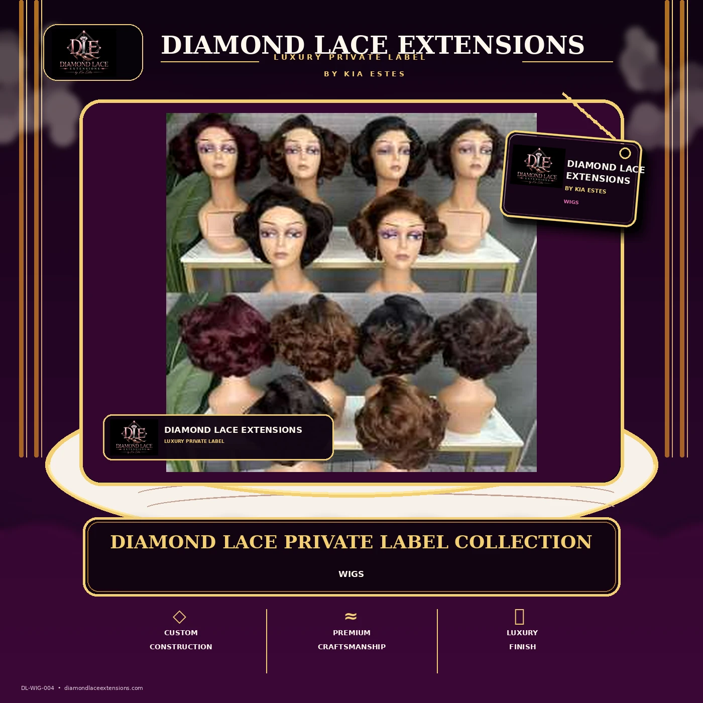 Luxury Wigs Diamond Lace visual 04