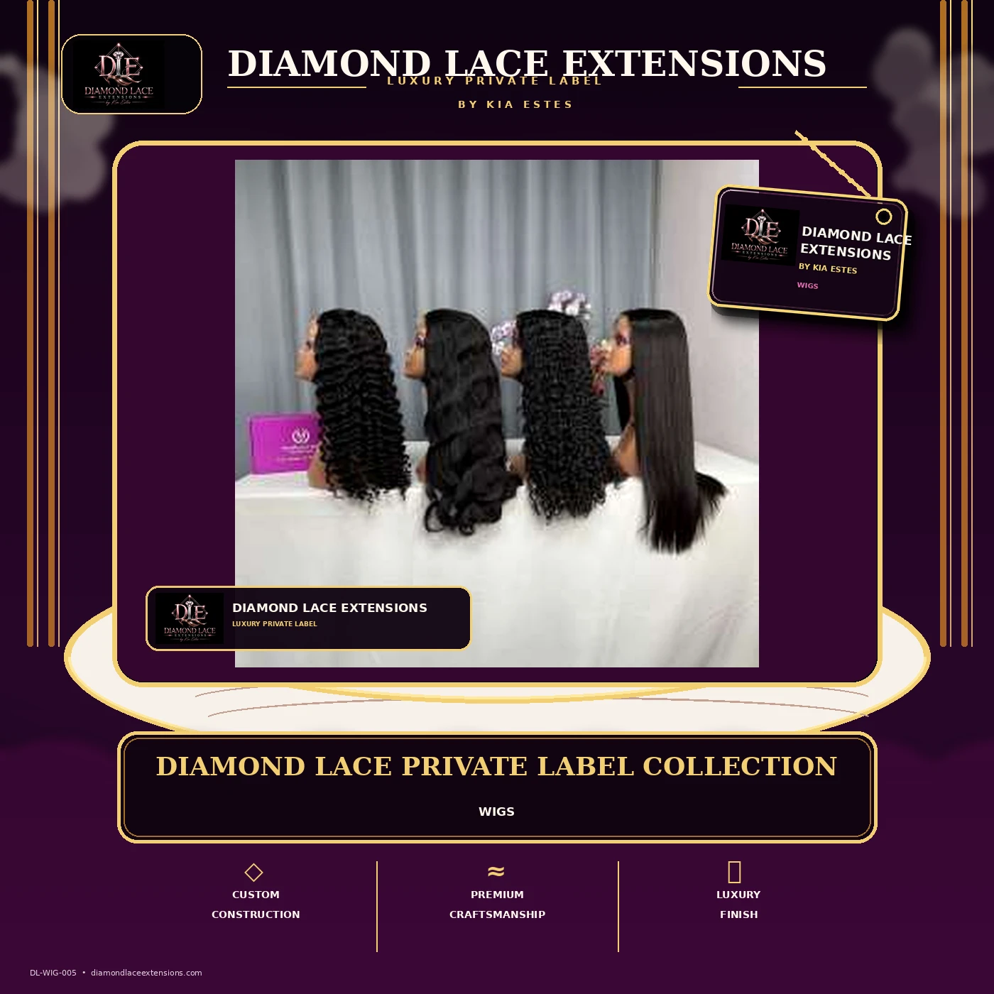 Luxury Wigs Diamond Lace visual 05