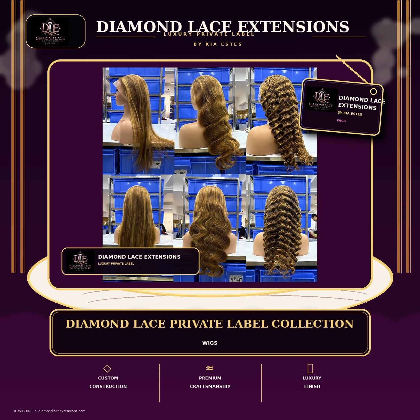 Luxury Wigs Diamond Lace visual 06