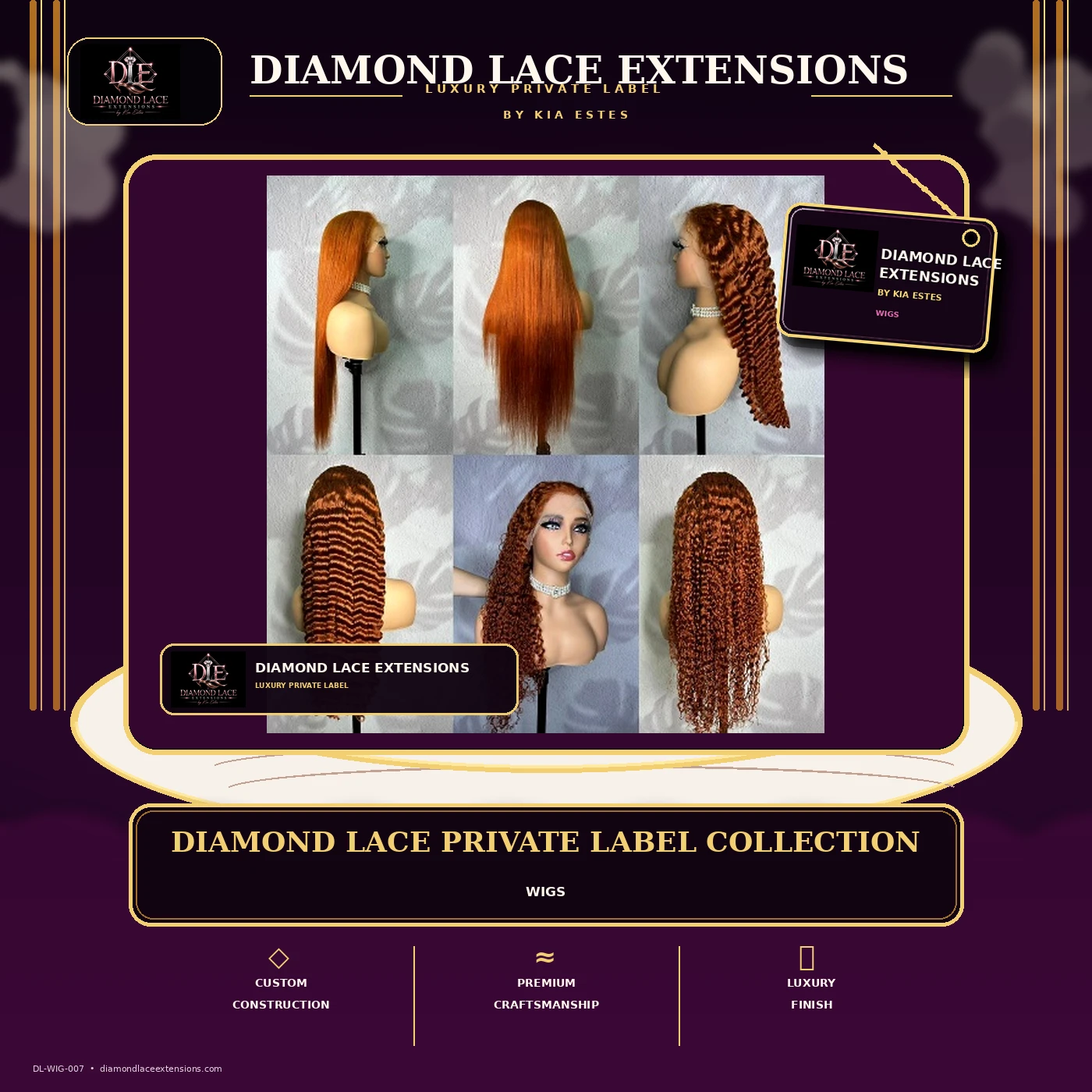 Luxury Wigs Diamond Lace visual 07