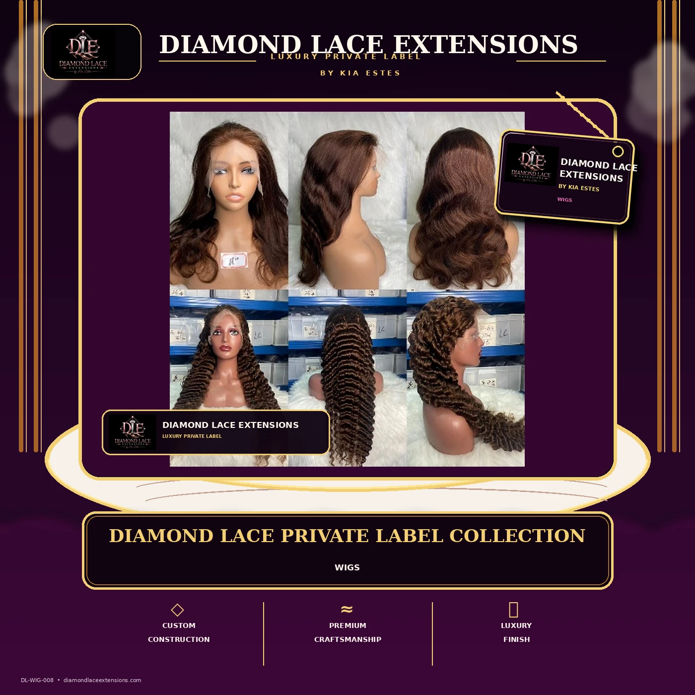 Luxury Wigs Diamond Lace visual 08