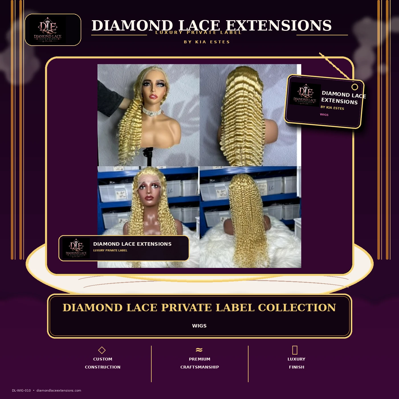 Luxury Wigs Diamond Lace visual 10