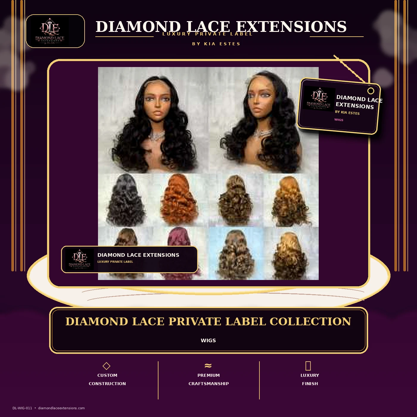 Luxury Wigs Diamond Lace visual 11