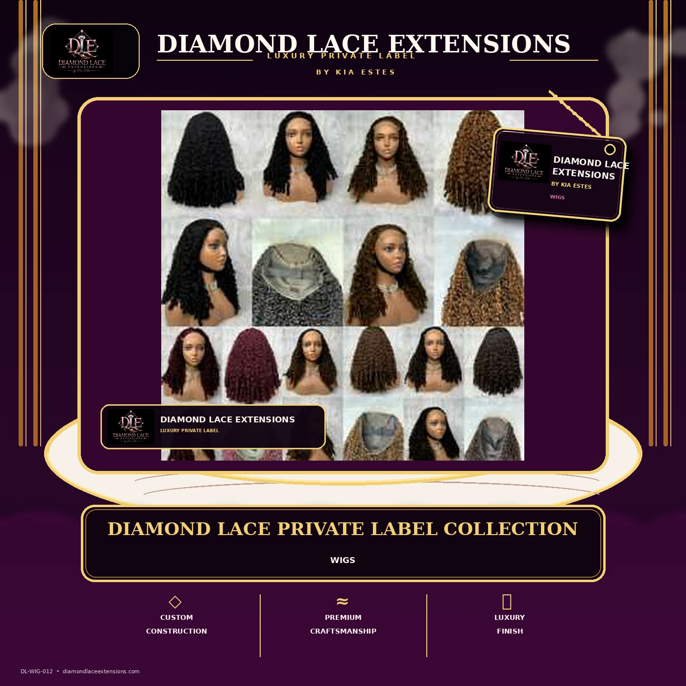 Luxury Wigs Diamond Lace visual 12