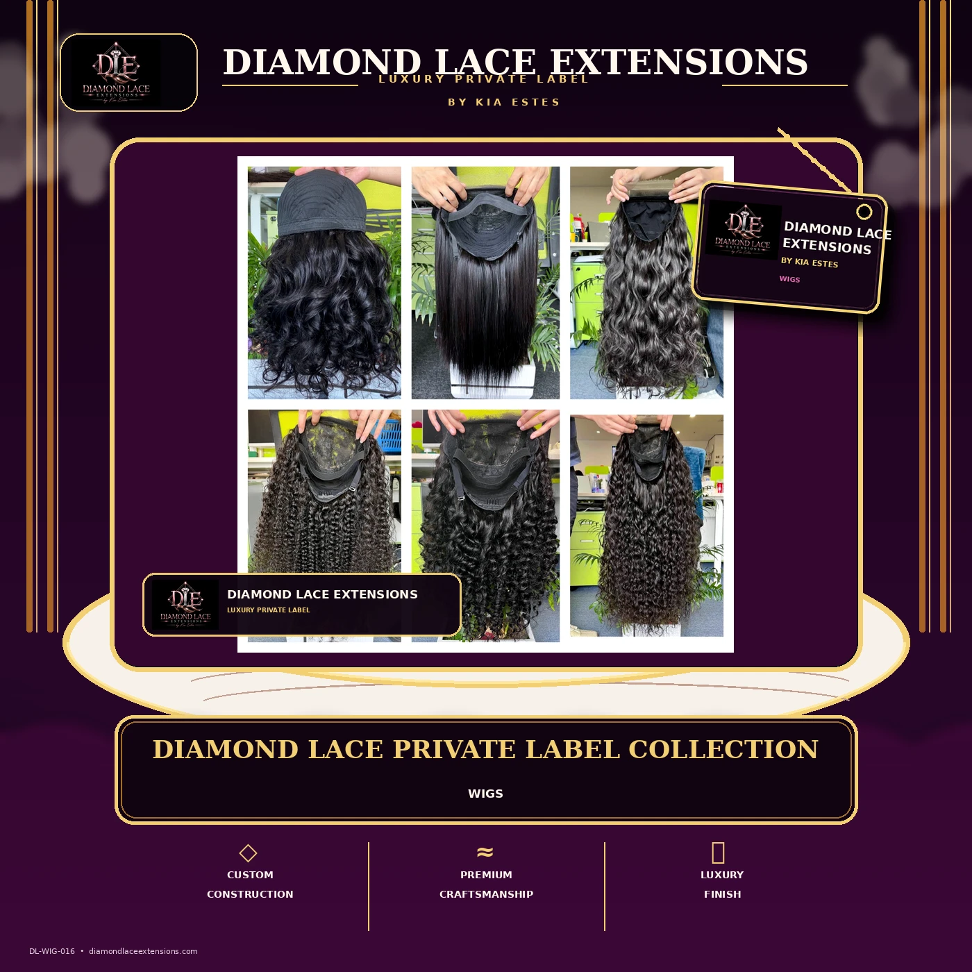 Luxury Wigs Diamond Lace visual 16