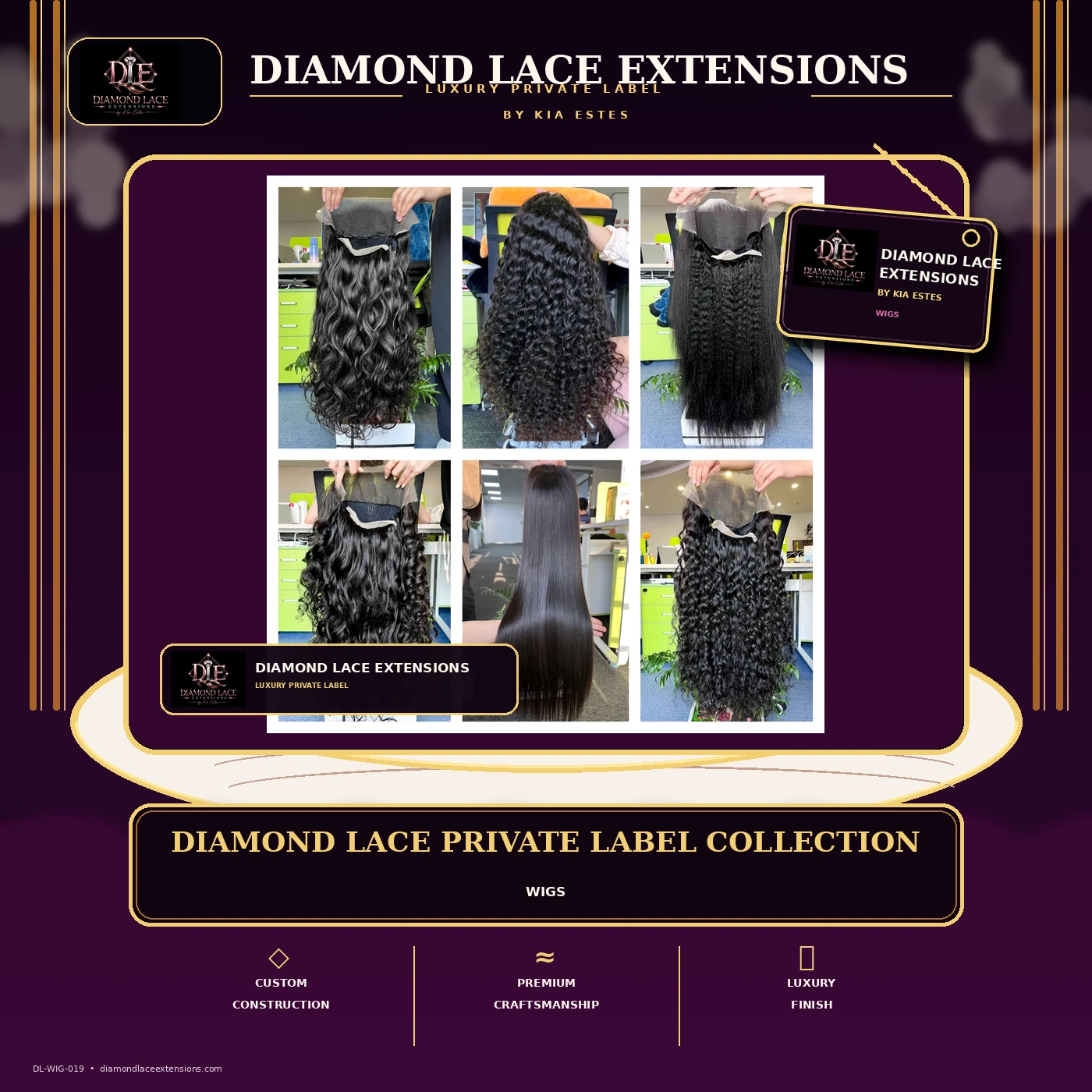 Luxury Wigs Diamond Lace visual 19