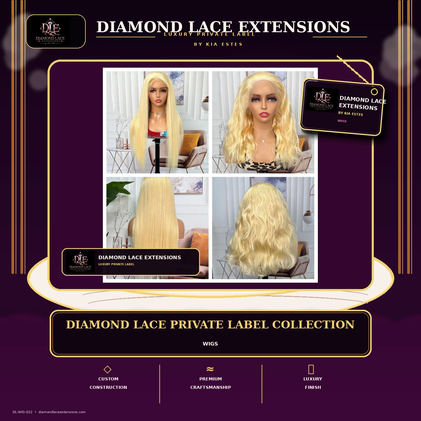 Luxury Wigs Diamond Lace visual 22