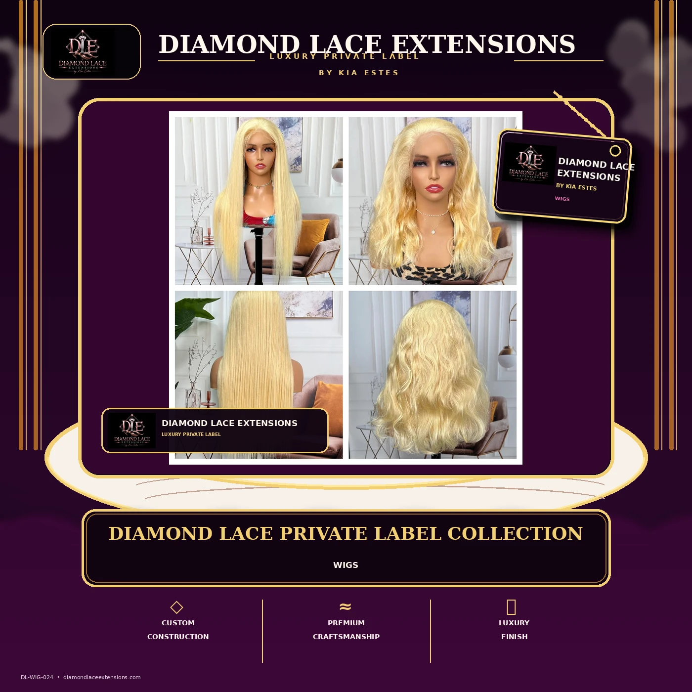 Luxury Wigs Diamond Lace visual 24