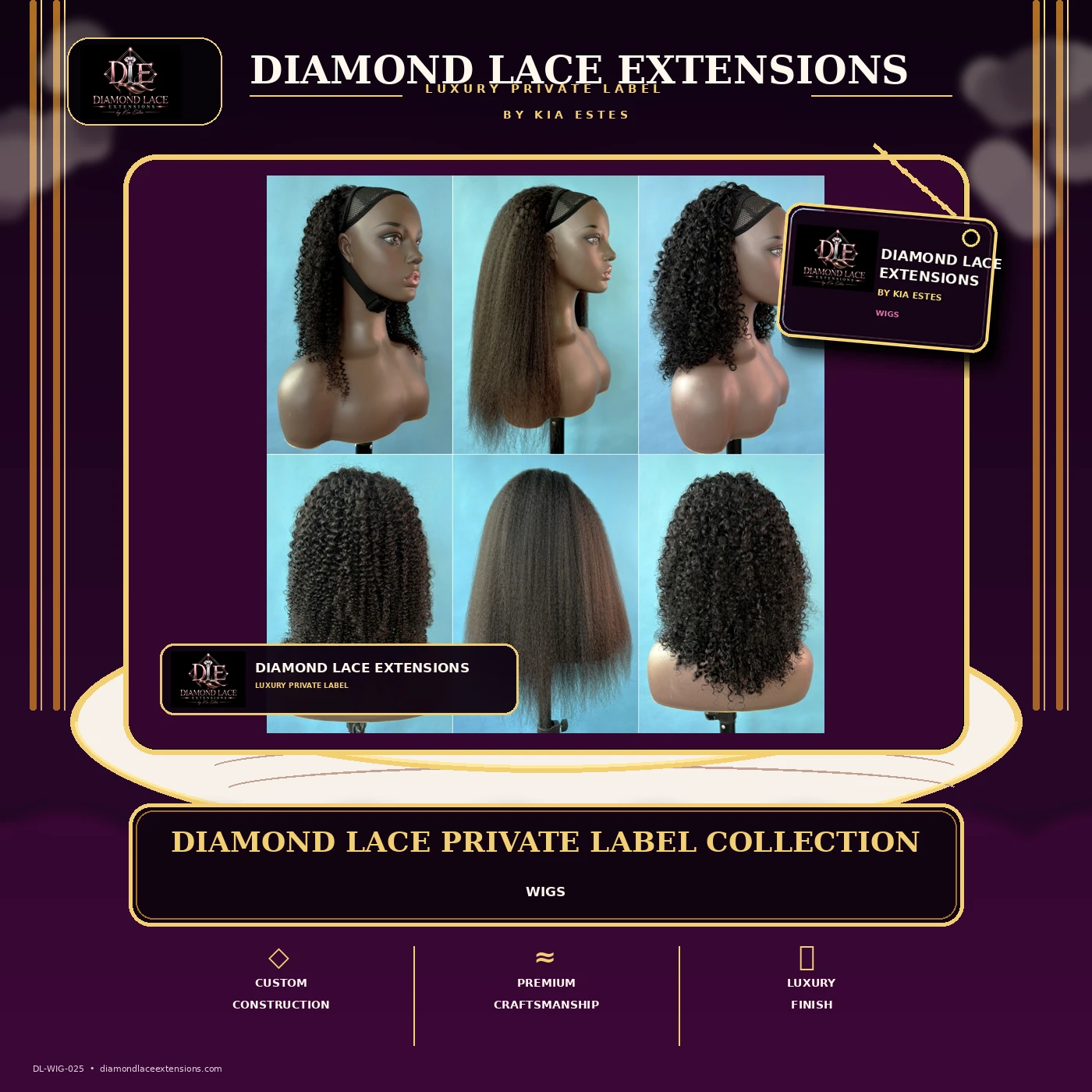 Luxury Wigs Diamond Lace visual 25