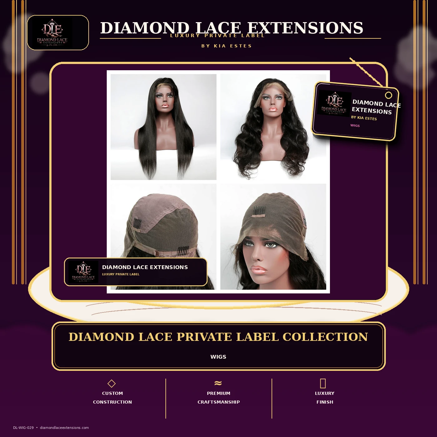 Luxury Wigs Diamond Lace visual 29
