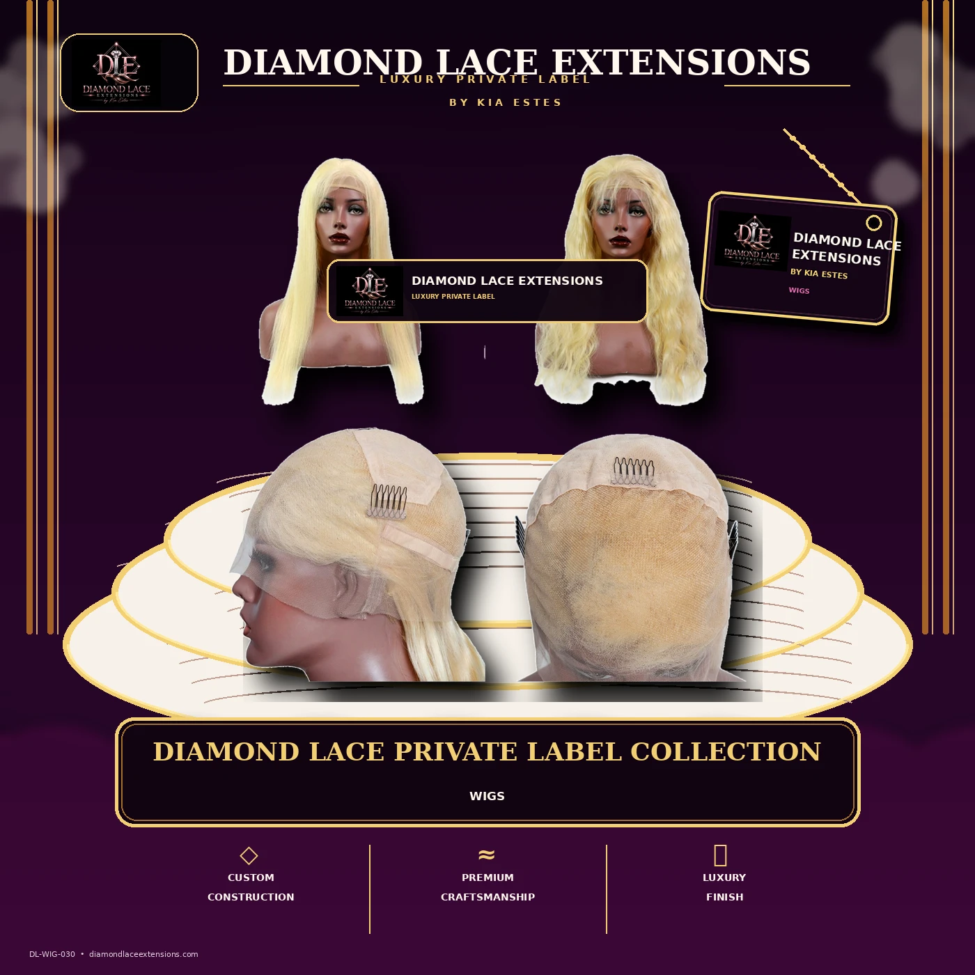 Luxury Wigs Diamond Lace visual 30